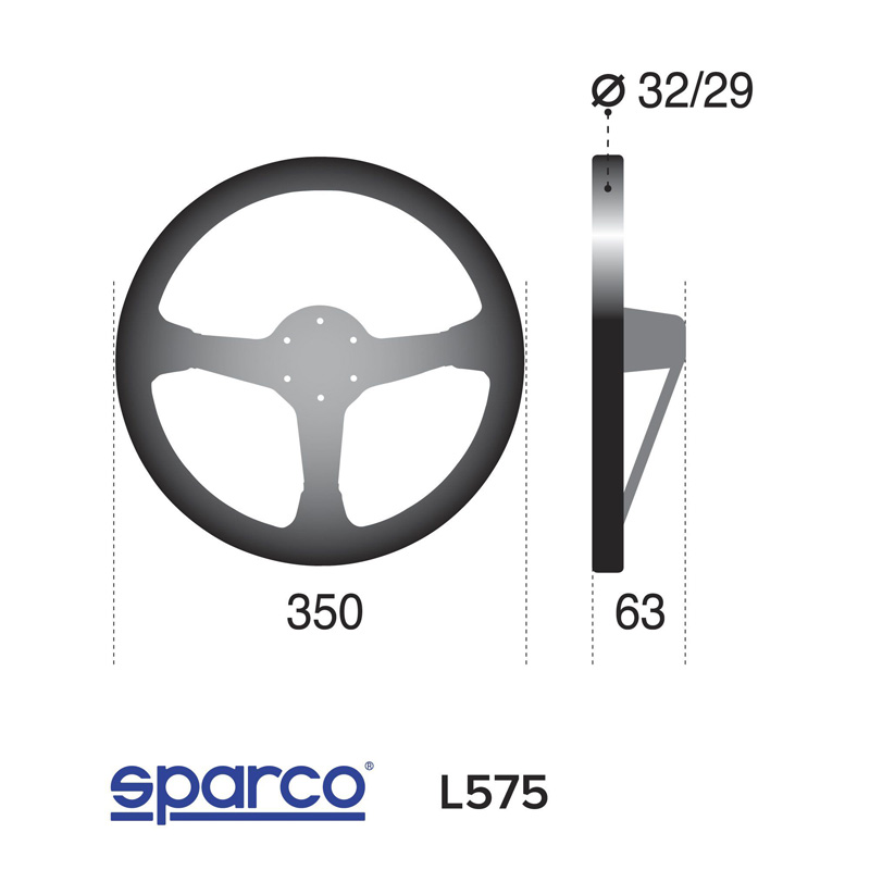 Sparco Stuurwiel San Remo 355MM