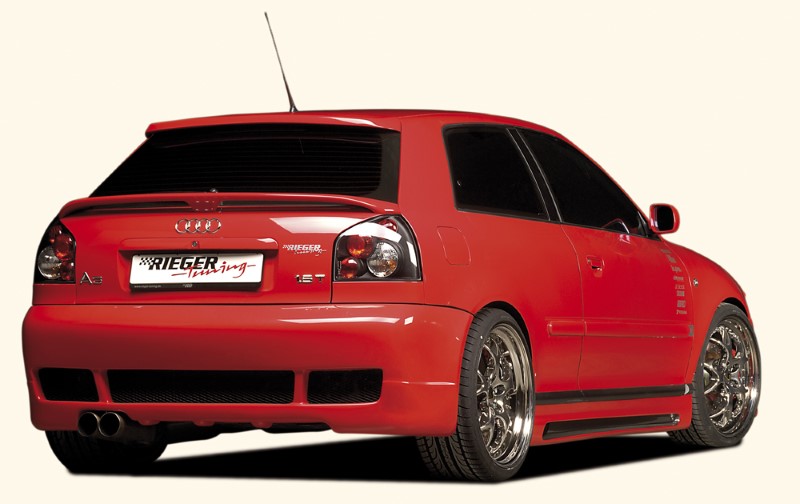 Achterbumper Audi s3-look Audi A3 8L niet Quattro ABS Rieger