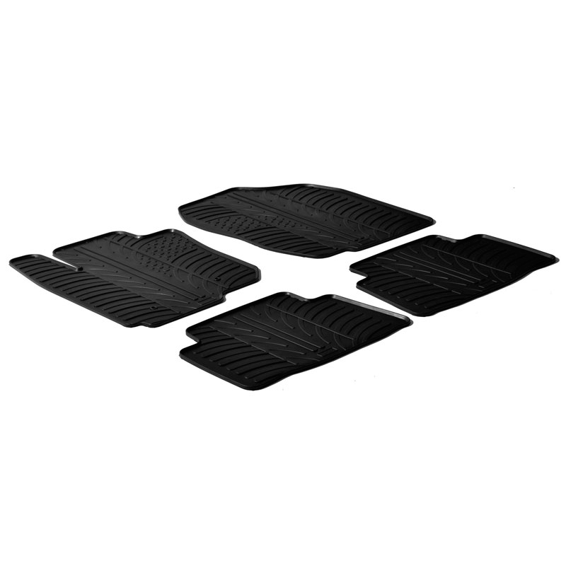 Rubbermatten Toyota Rav4 (T profiel 4-delig + montageclips) 05-1