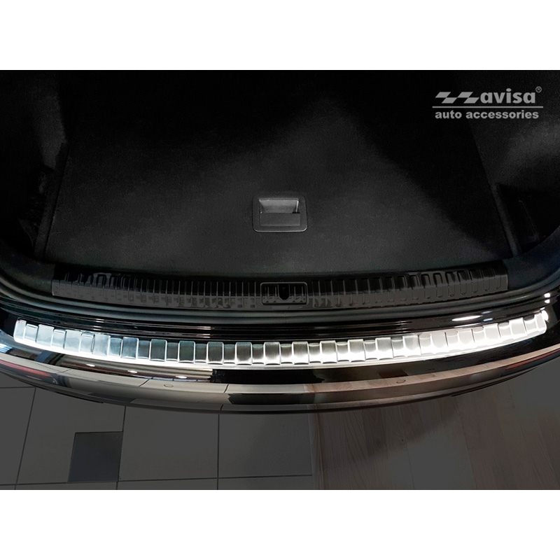 RVS Achterbumperprotector  Audi Q3 II 2019- incl. S-Line 'Ribs'