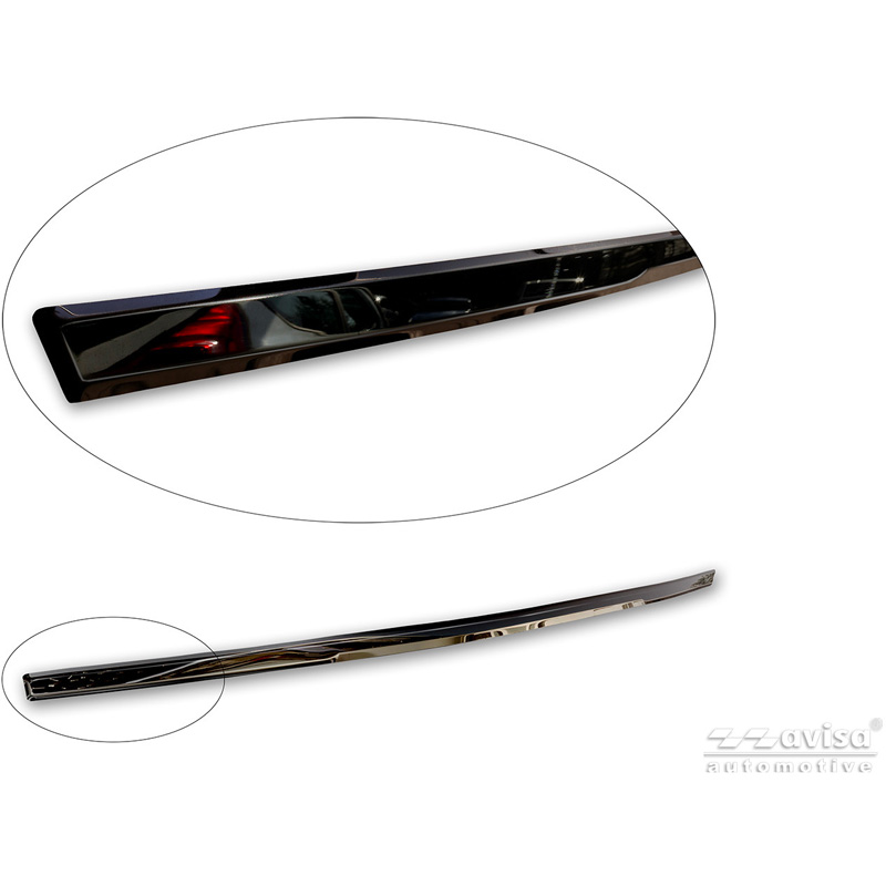 Avisa Zwart Chroom RVS Kofferbak Sierlijst  BMW X6 (G06) 2024- excl. M-Sport