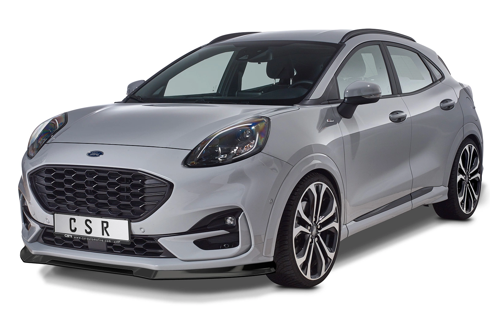 Voorspoiler Ford Puma ST-Line 2019–heden – CSR Automotive – Glans Zwart