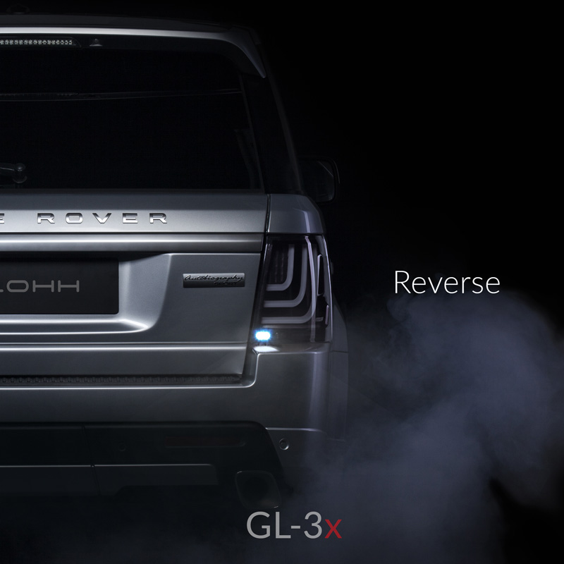Glohh GL-3 Dynamic LED Achterlichten  Range Rover Sport L320 2005-2009 & 2010-2013 - Zwart