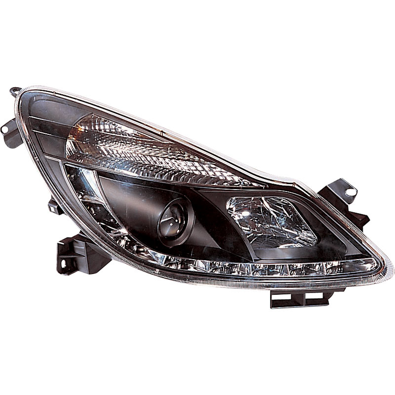 Set Koplampen incl. DRL  Opel Corsa D 2006-2010 - Zwart