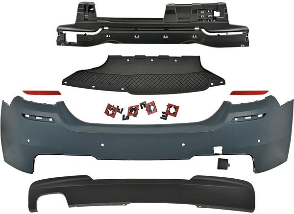 Achterbumper BMW 5-Serie F10/11, 10- M5-Look PDC