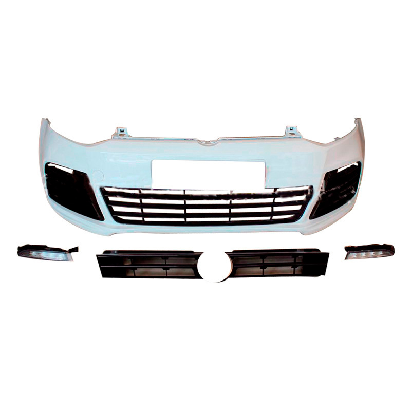 Voorbumper  Volkswagen Polo 6R 2009-2014 'R-Look' incl. Grills & DRL's (PP)