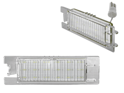 LED Licenceplateplaat lightning Opel Zafira B 05-, Astra H 04-09,