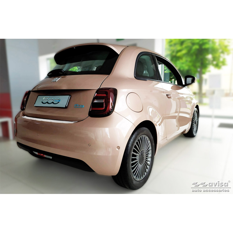 RVS Achterbumperprotector  Fiat 500e Berlina, 3+1 & Cabrio 2020- 'Ribs'