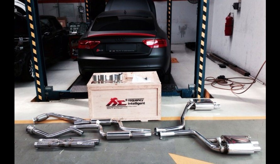 FI Exhaust Cat-Back Systeem Audi S4 B8 3.0TFSi Valvetronic
