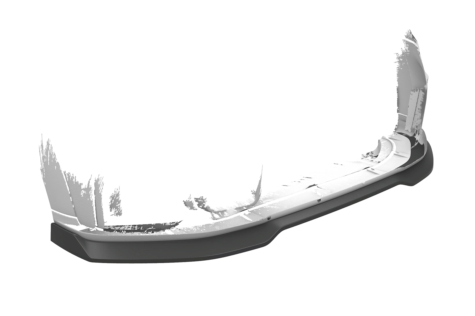 Voorspoiler Mini F55, F56, F57 JCW-Trim Glans Zwart (2e Facelift, 2021–) CSR
