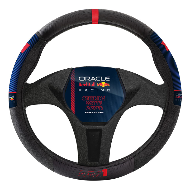 Red Bull Oracle Universele stuurwielhoes - Type 02 MV1 - Zwart/Rood/Blauw