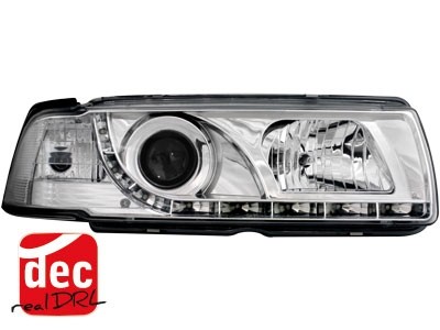 Headlights BMW E36 Coupe/Cabrio 92-98 Devil Eyes Dlite LED Chrome