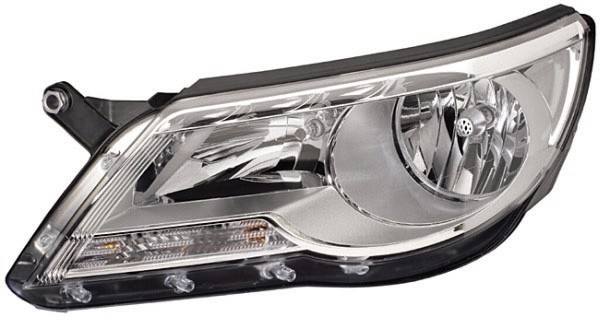 Koplamp rechts TIGUAN 07-03/11 HELLA H7+H7