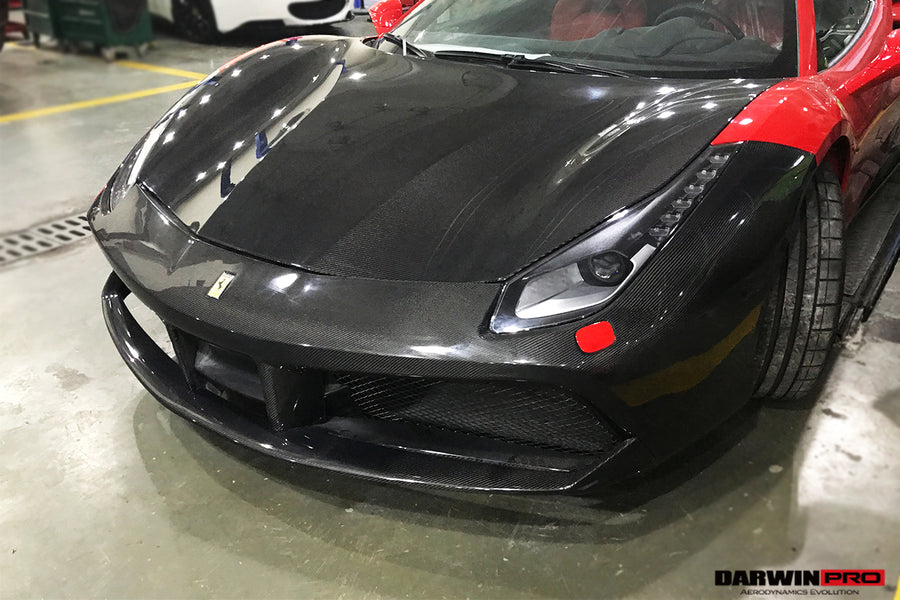 Ferrari 488 GTB/Spyder Carbon Fiber Motorkap 2015-2020