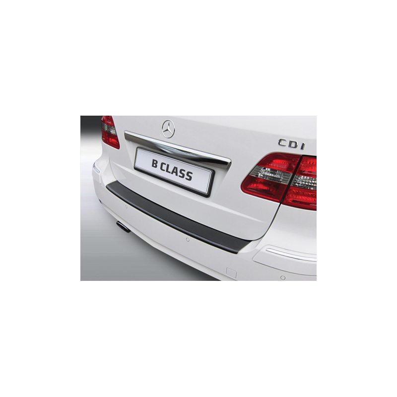 ABS Achterbumper beschermlijst  Mercedes B-Klasse W245 2005-2011 Zwart