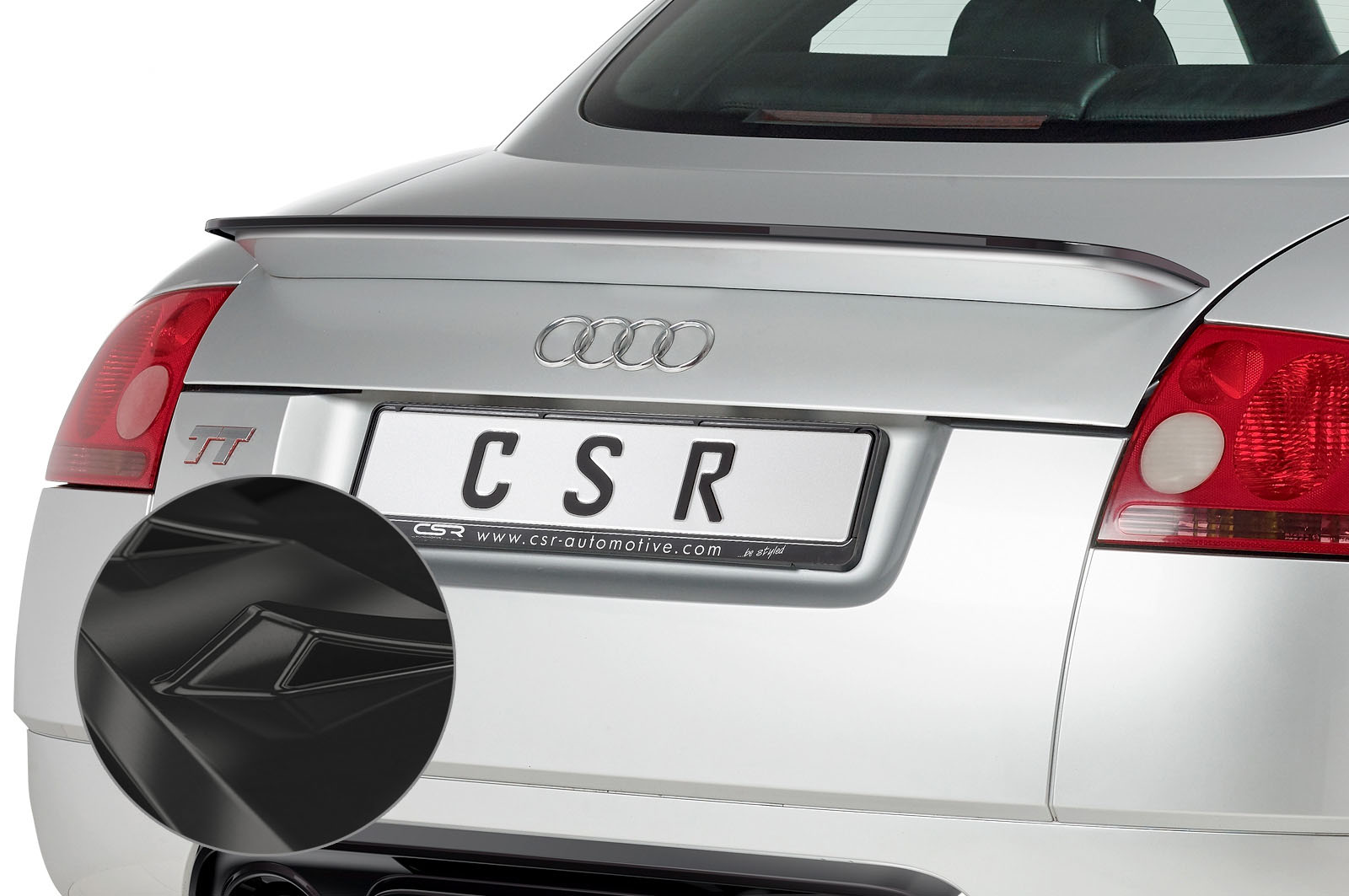 Achterspoiler Audi TT 8N (1998–2006) Glans Zwart – CSR Automotive