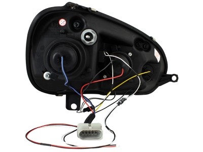 Faros VW Golf V Los ojos del Diablo Dayline con ELR negro