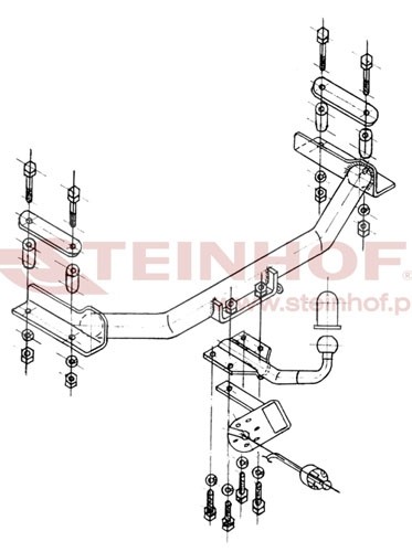 Trekhaak Ford Fiesta 3/5D 02/1996-03/2002