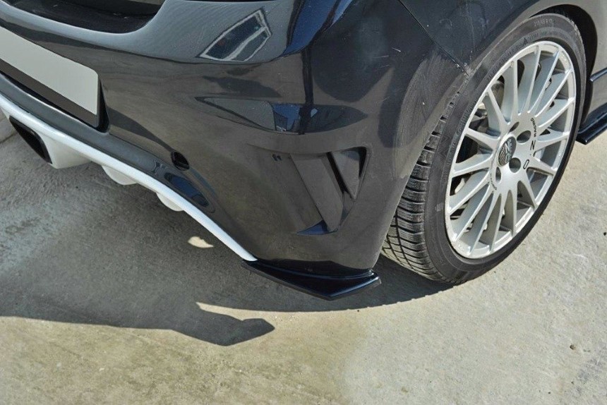 Achterzijde skirts Opel Corsa D OPC/VXR Maxton Design glans zwart