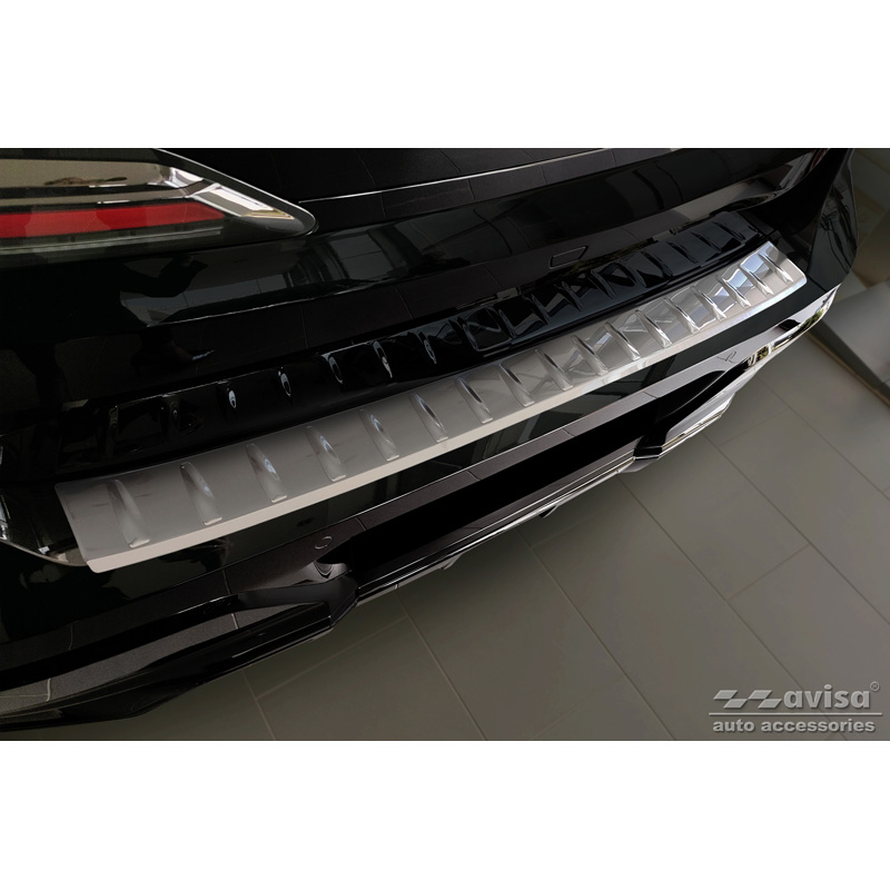 RVS Achterbumperprotector  BMW 7-Serie (G70) 2023- met M-Pakket 'Ribs'