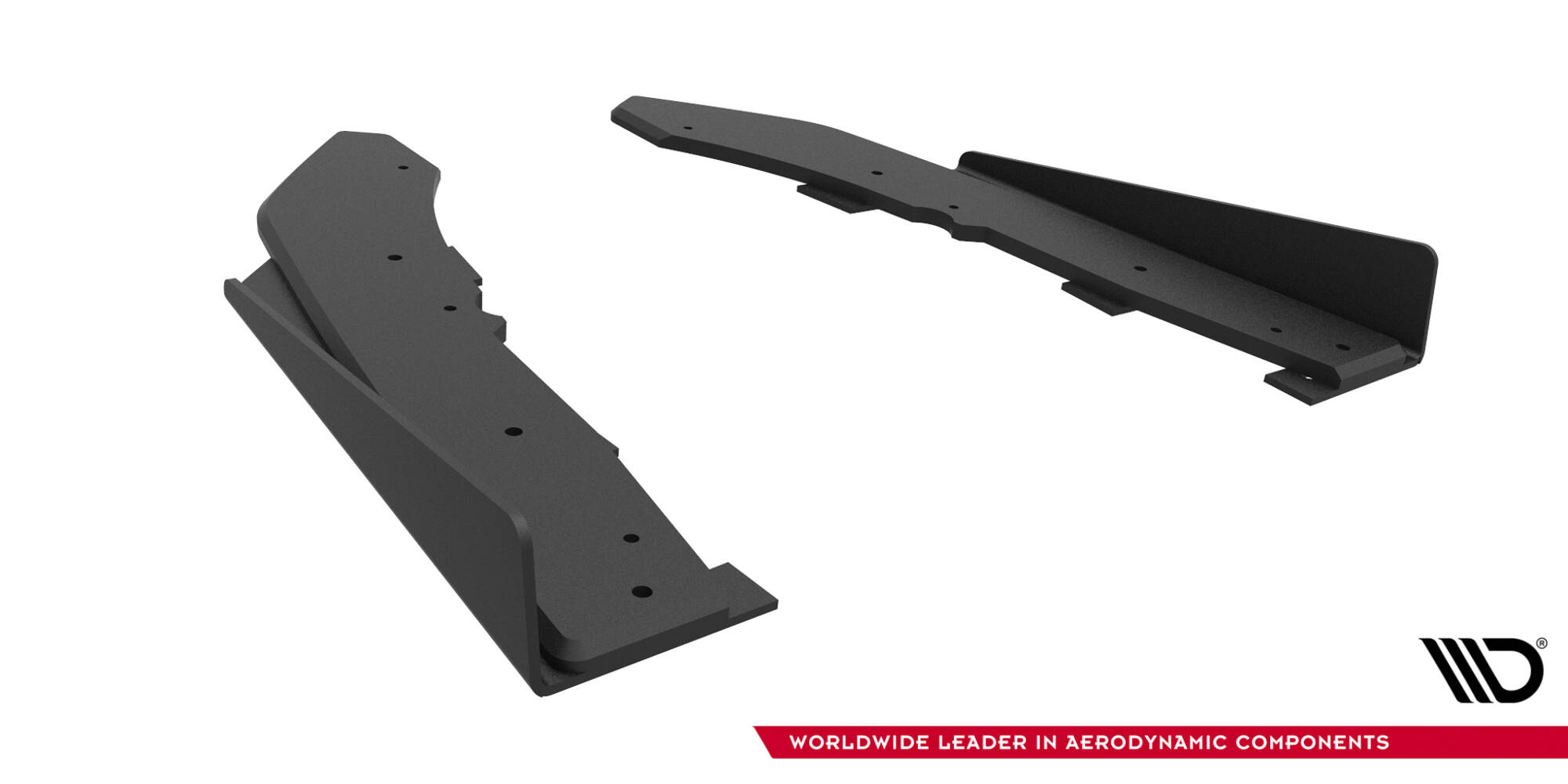 Street Pro Achterzij spoilers + Flaps BMW M440i G22 / G23 Maxton Glanzend zwart