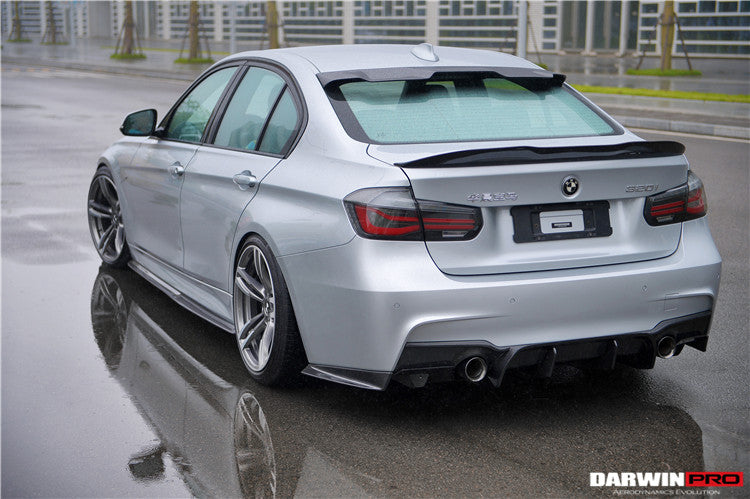 BMW 3 Series F35 M-Tech GV Style Carbon Fiber Zijskirts 2011-2019