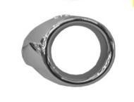 mistlamprandje, chrome, links Ford Fiësta, 2008 -