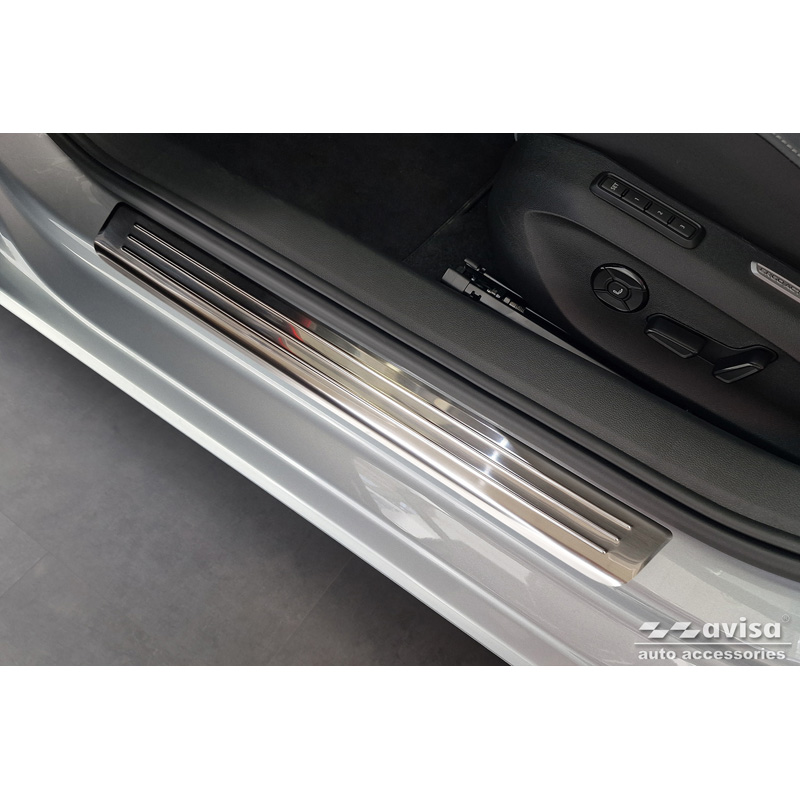 RVS Instaplijsten  Volkswagen Passat Variant (CJ5) incl. R-Line & Hybrid 2024- / Skoda Superb IV Combi 2024- 'Lines' - 4-delig