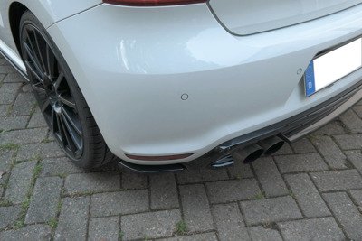 Zijdiffusers VW Polo 5 R WRC Glans Zwart