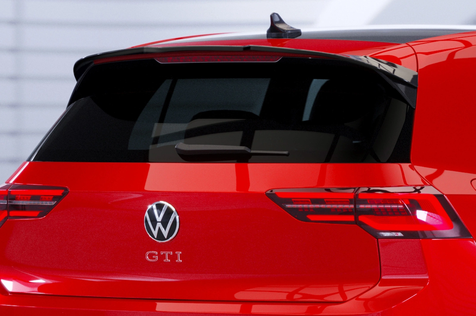 Achterspoiler VW Golf 8 GTI, GTD, R (2020–) Glans Zwart – CSR Automotive