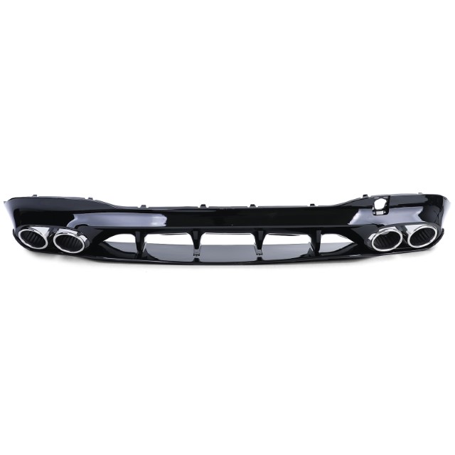 Diffuser Mercedes CLA C118 glans zwart met Sierstukken