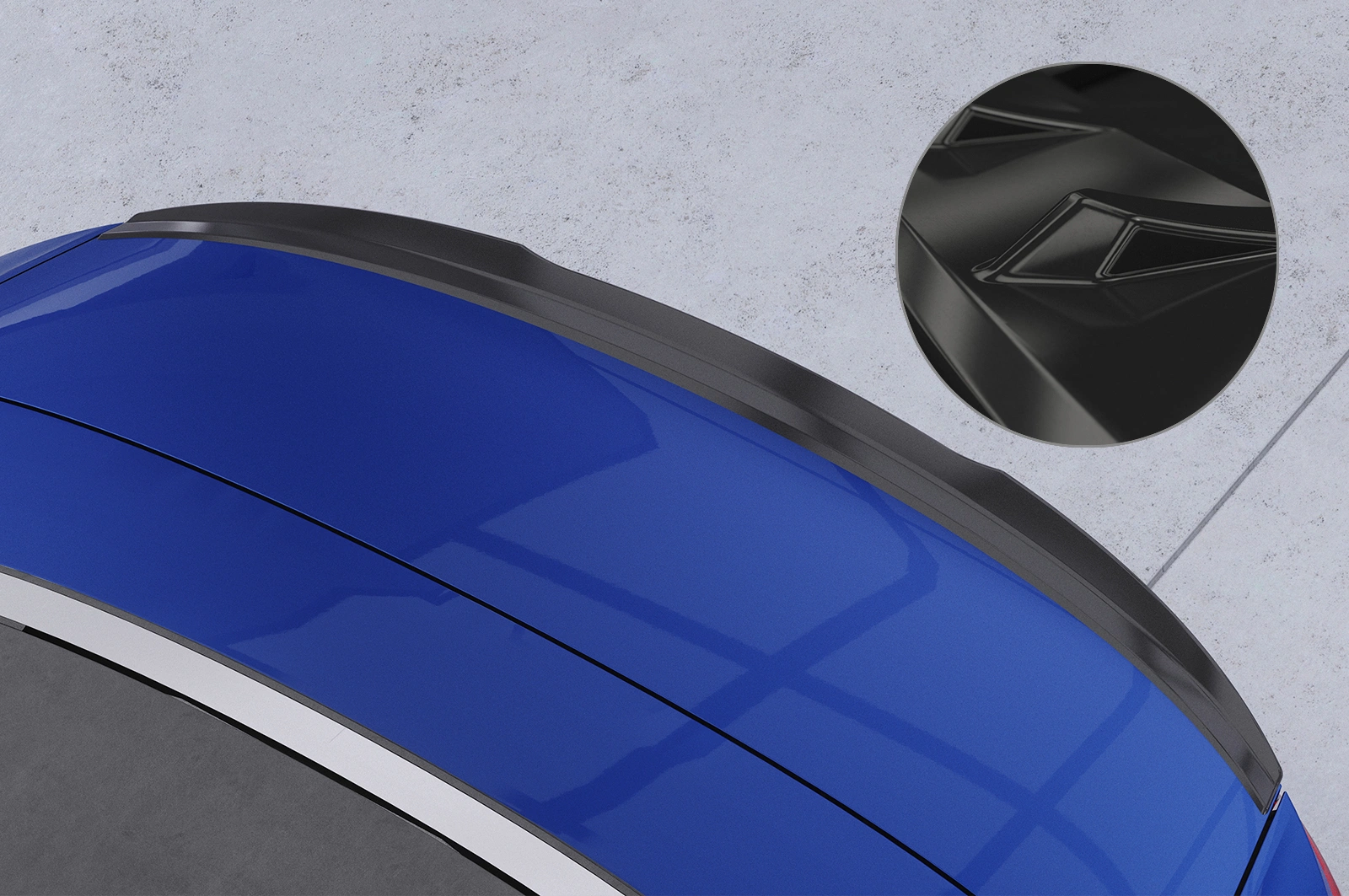 Achterspoiler Audi A5 / S5 / RS5 (F5) glans zwart