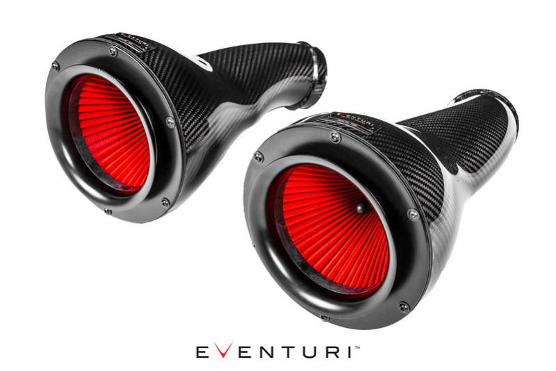 Eventuri BMW F9X M5/M8 Black Carbon intake met shrouds systeem
