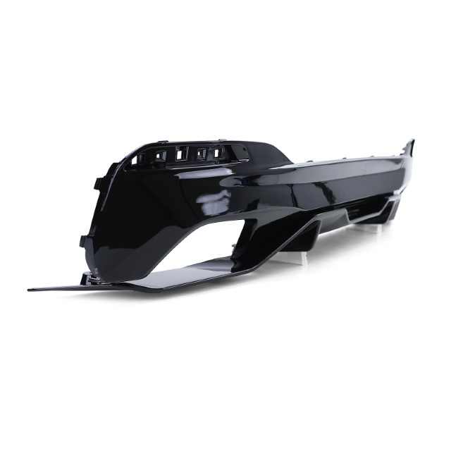 Diffusor BMW G30/G38 M-Pakket Performance Look Glans Zwart