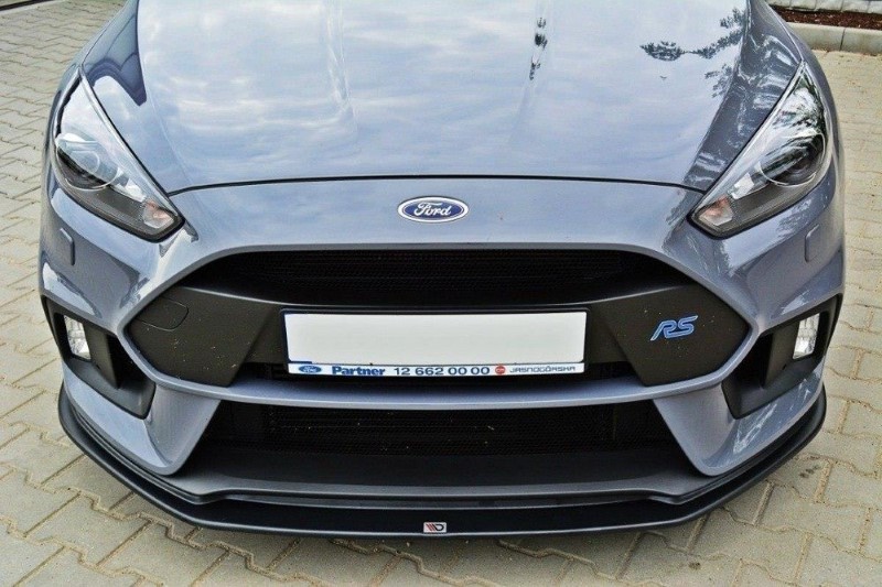Voorspoiler Ford Focus RS Mk3 V.3 Glanzend Zwart