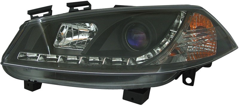 Faros Renault Megane 03-.. LED Los ojos del Diablo Dayline negro