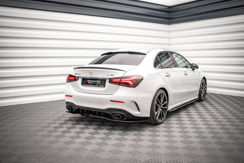 Diffuser V.1 A35 Mercedes A Klasse W177 A35 AMG Glans Zwart