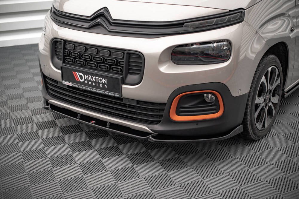 Voorspoiler Citroen Berlingo MK3 Maxton Glans Zwart