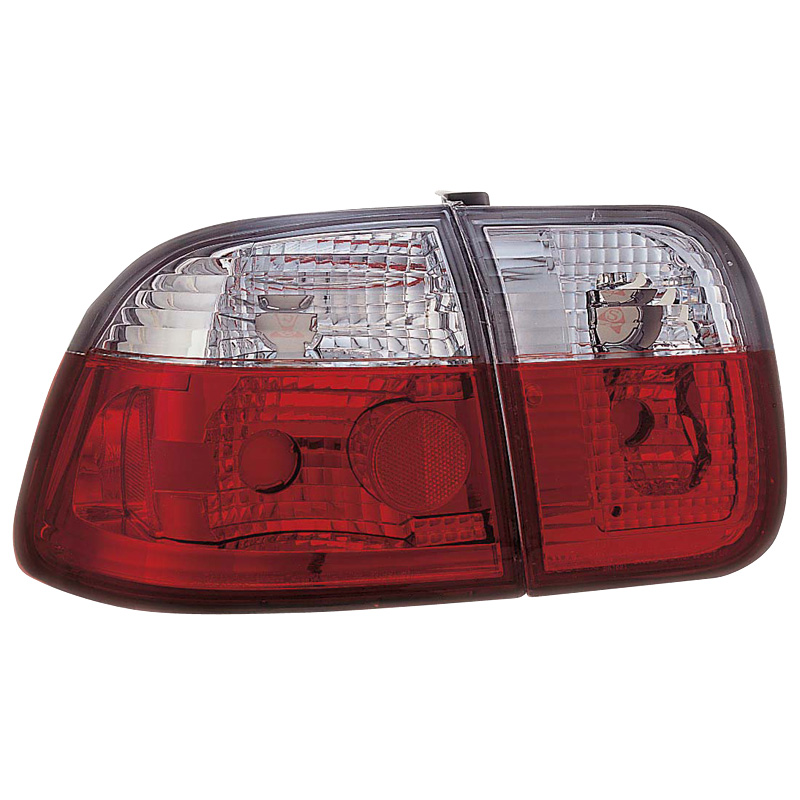 Set Achterlichten  Honda Civic Sedan 1996-2001 - Rood/Helder