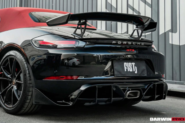 Porsche 718 Cayman/Boxster BKSS Style Carbon Fiber Spoiler 2017-2020