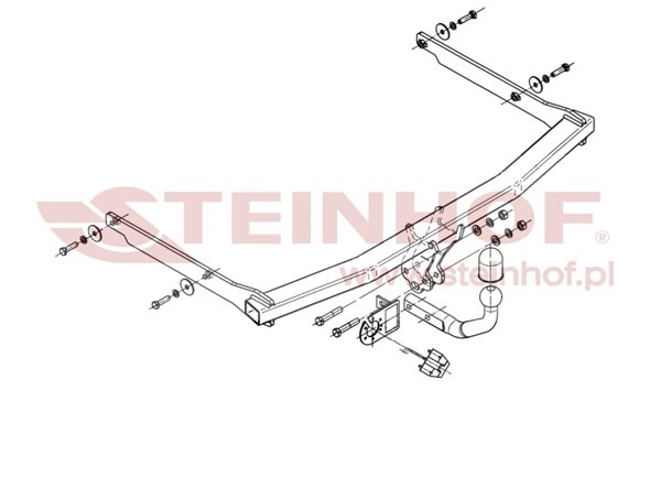 Trekhaak Ford Focus II 3/5D 10/2004-05/2011