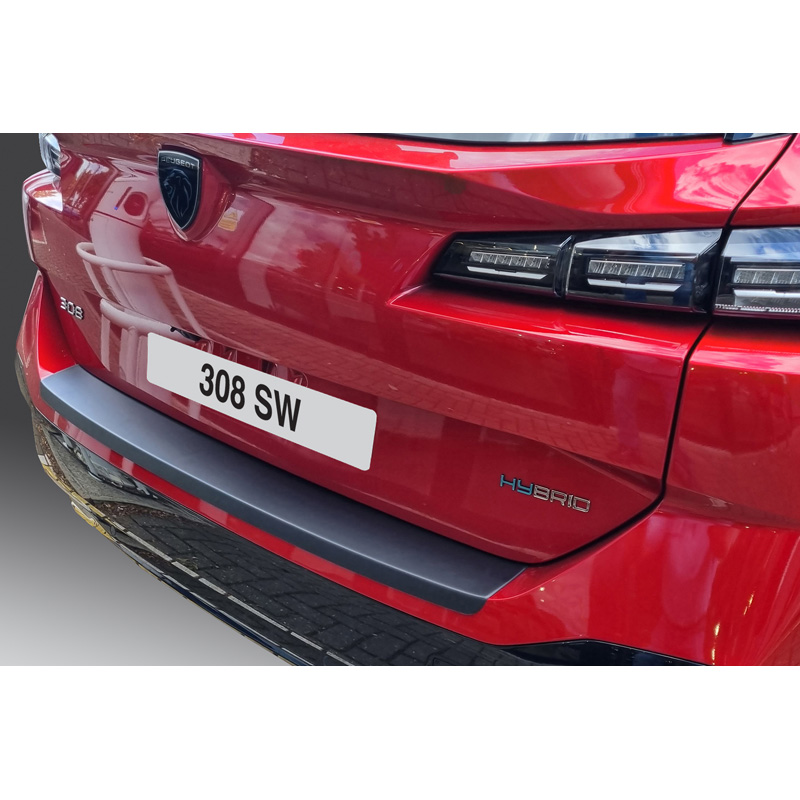 ABS Achterbumper beschermlijst  Peugeot 308 SW III + Hybrid 2021- Zwart