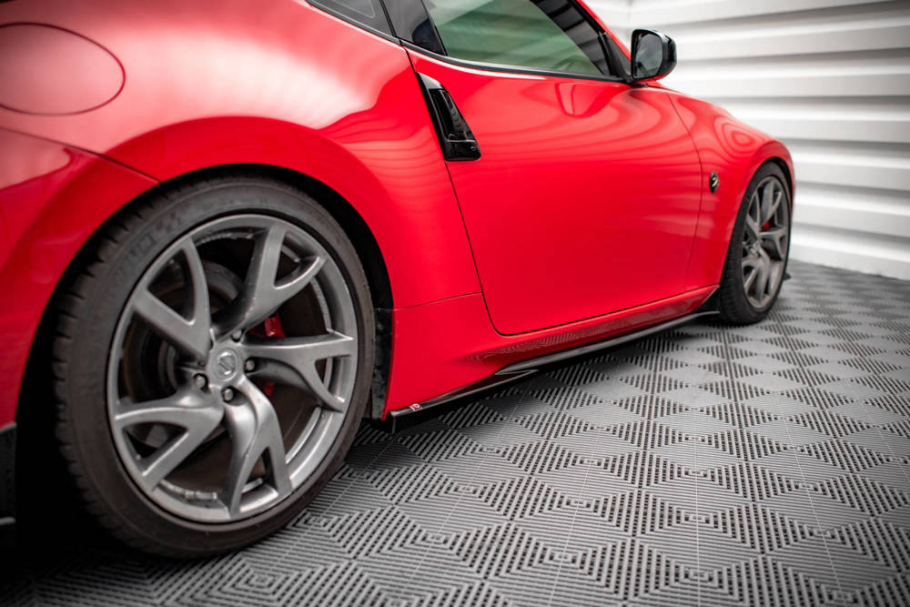 Zijskirts Nissan 370Z Maxton Glans Zwart