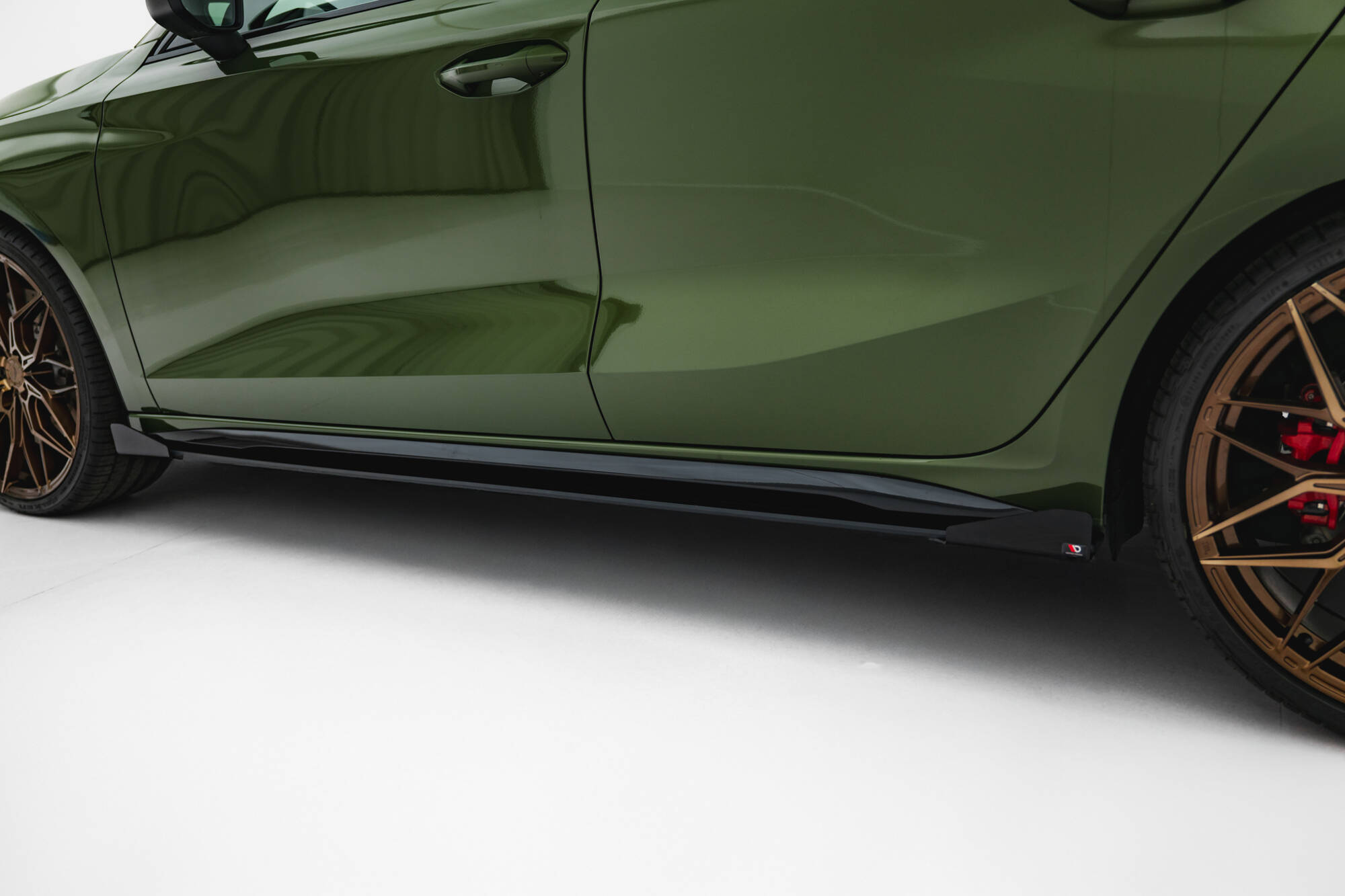 Street Pro Zijskirts + Flaps Audi S3 / A3 S-line 8Y Facelift Maxton Glanzend zwart