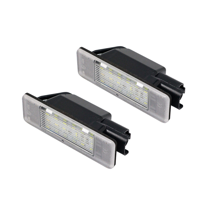 Set LED Nummerplaatverlichting  Citroën/Peugeot diverse modellen - Version 2