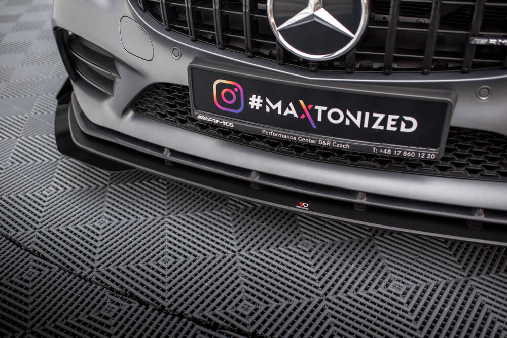 Voorspoiler met Canards Mercedes C43 W205 Coupe FL Maxton