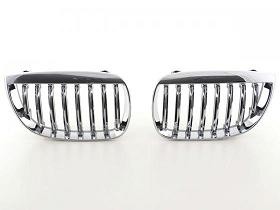 ABS Sportgrill BMW 1er Typ E87 Bj. 05- chroom zwart