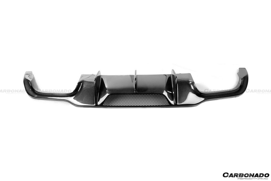 Mercedes Benz W204 C63 AMG Sedan VS Style Carbon Fiber Diffuser 2012-2014