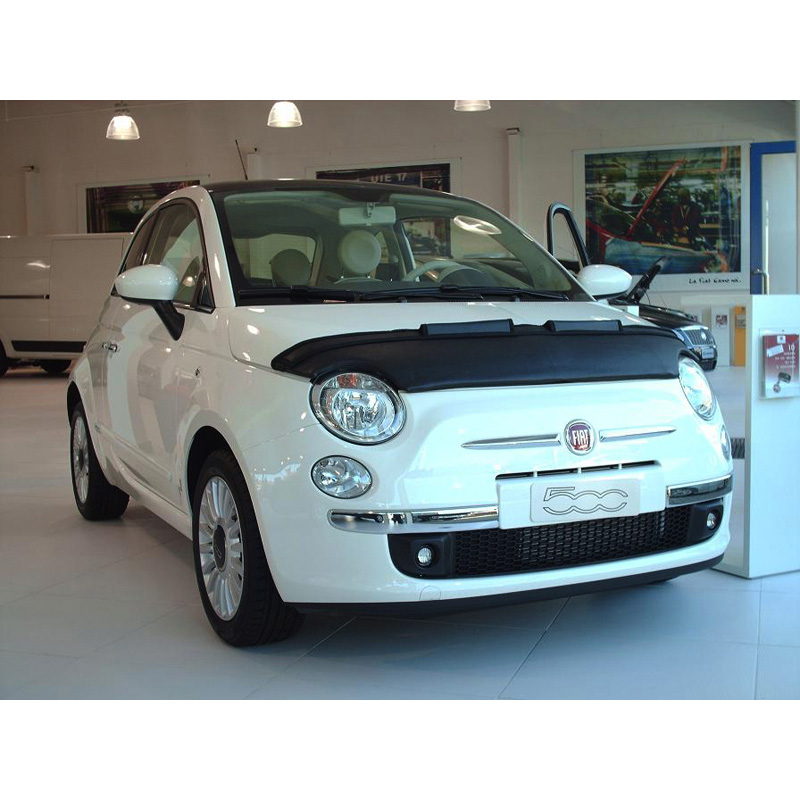 Motorkapsteenslaghoes  Fiat 500 2007- zwart