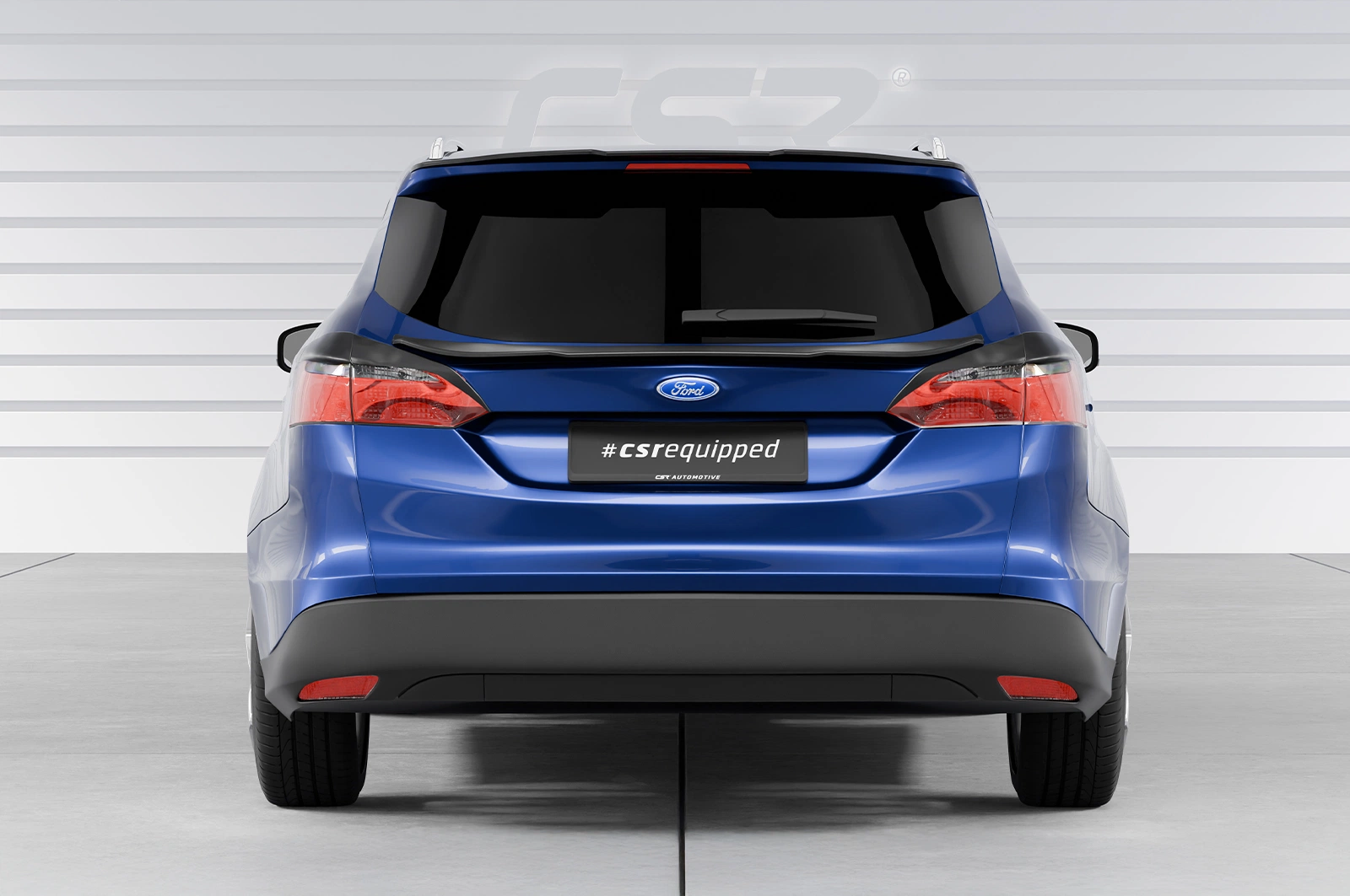 Achterspoiler Ford Focus MK3 Turnier (2011–2018) Glans Zwart – CSR Automotive